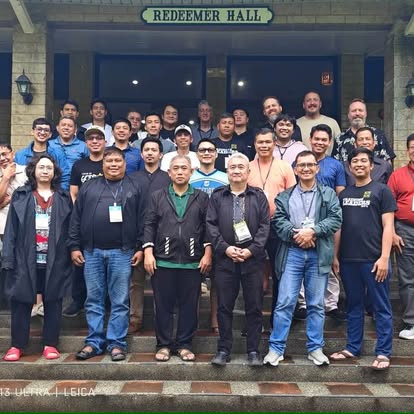 Filipino pastors gathered for training at Redeemer Hall